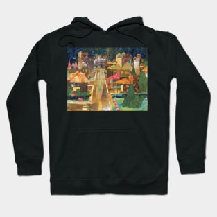 Country Town Collage Hoodie